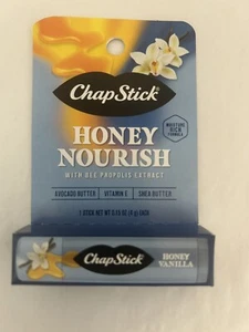 ChapStick HONEY NOURISH Lip Balm Honey Vanilla Flavor NEW Sealed COLLECTOR ITEM - Picture 1 of 2