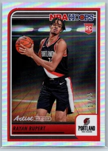 2023-24 Panini NBA Hoops novato Rayan Rupert/25 - Imagen 1 de 2