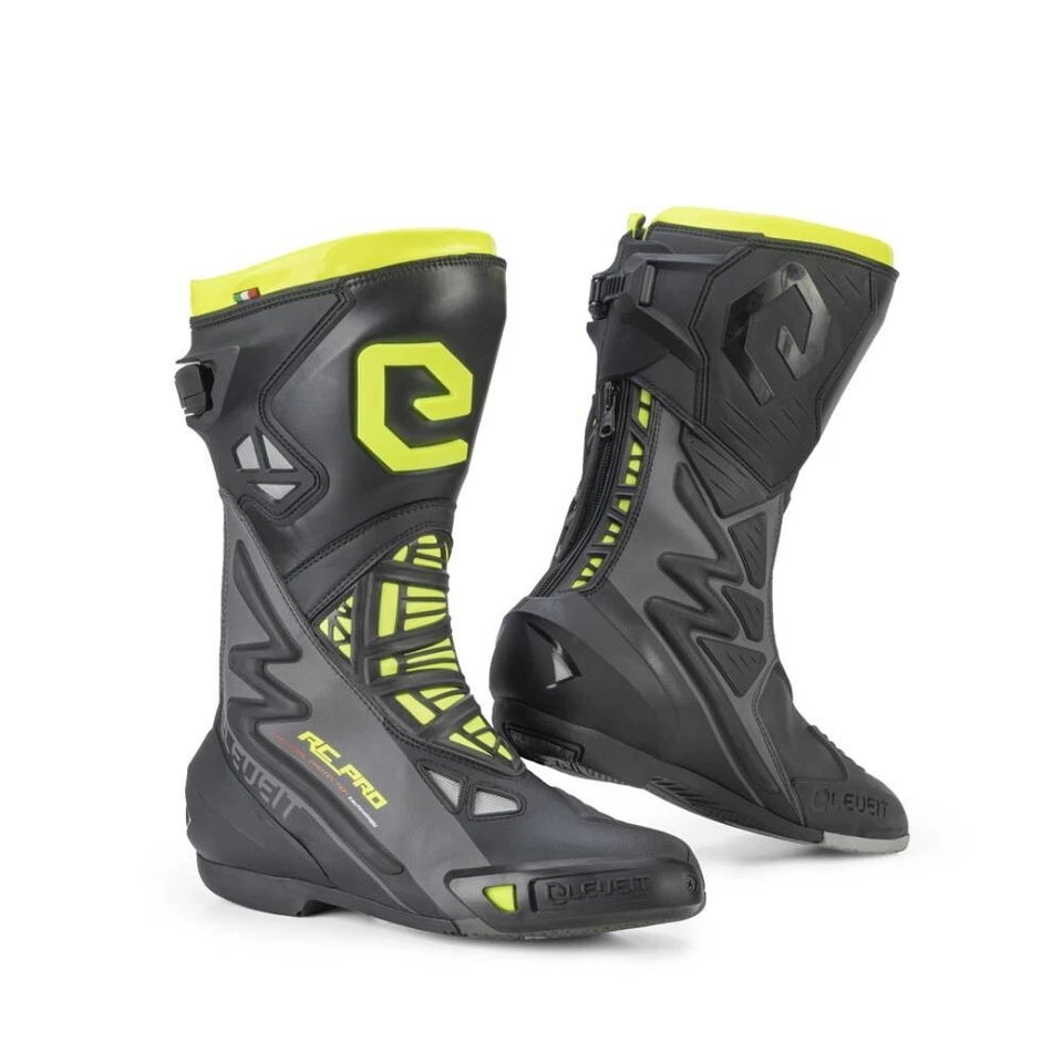Stivali Moto Moto Eleveit RC Pro Nero -CAMPIONARIO- - Immagine 1 di 4
