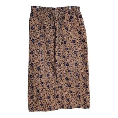 Maxi Falda Bobby Brooks De Colección Floral Pana Botón Delantero 14/16 CottageCore Foto 1 de 4