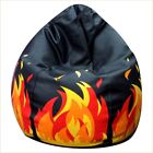 Bean Bag Cover Printed Chair Faux Leather Without Beans Size XXXL Home Decor