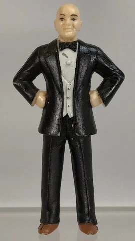 Vintage Knickerbocker 1982 Little Orphan Annie Daddy Warbucks 3" Miniatures Mini Cover
