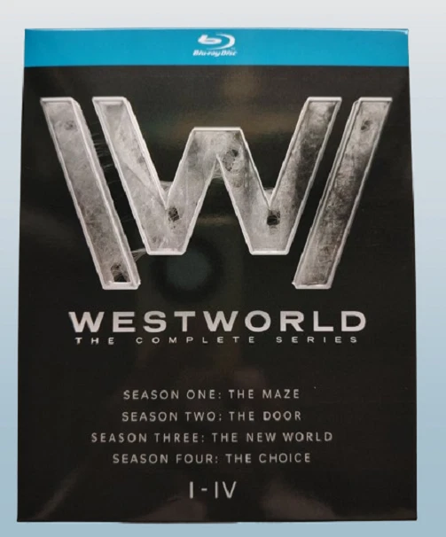 12-Discs The Complete Series BLU-RAY Format Westworld Seasons 1-4 Brand new!