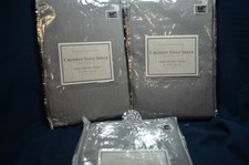 Crushed Voile Sheer 84" Rod Pocket Window Curtain Panel in Grey (3)