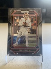 2022 Chronicles Brock Purdy Prizm Black Silver Rookie  RC 49ers SUPER CLEAN