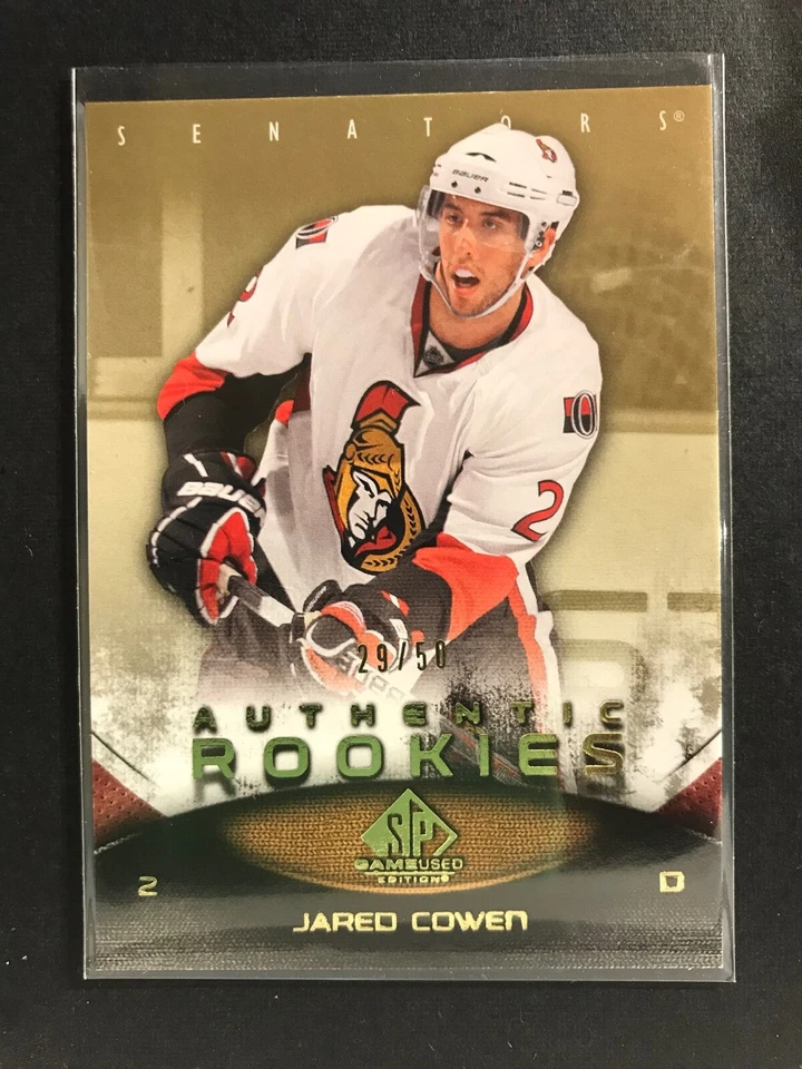 2010-11 SP Game Used Gold Rookie Parallel  #152 Jared Cowen /50 RC - Image 1 of 1