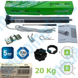 SHOWIN S45 10N TUBULAR ACTUATOR �45 10NM 230V Actuator for rolling shutters - Imagen 1 de 1
