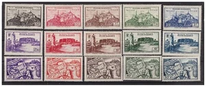 COLONIE OCC. STRANIERE FEZZAN E GHADAMES - 1946 SERIE NUOVA ** MNH - Imagen 1 de 1
