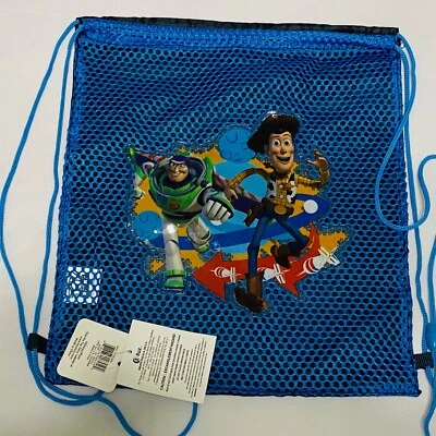 Mochila Disney PIXAR Toy Story Azul/Negro Cuerda Cordón para niños, favor de fiesta Foto 1 de 2
