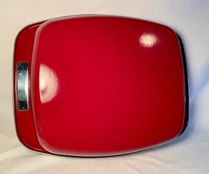 Vtg KitchenAid 17” RED Porcelain Enamel Roaster - Picture 1 of 10