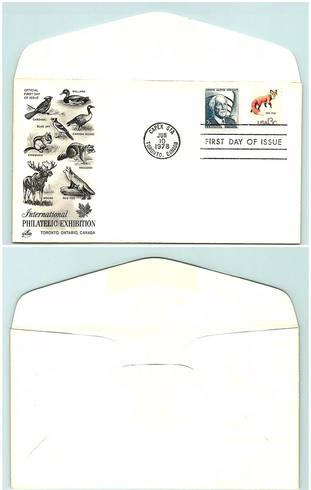 S01-3830, CAPEX, RED FOX, *ARTCRAFT FDC - Image 1 of 1