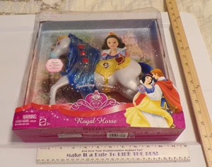 LOOK 2008 MATTEL DISNEY PRINCESA BLANCO COMO LA NIEVE [CABALLO REAL] NUEVO EN CAJA - Imagen 1 de 5