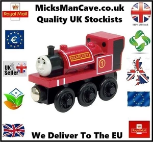 Skarloey Thomas Tanque Motor Amigos Madera Juguete Tren Magnético Compatible con Brio - Imagen 1 de 2