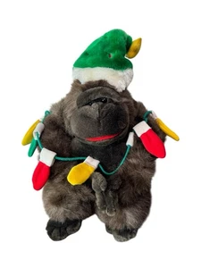 Commonwealth Holiday Gorilla Plüschtier Stofftier Vintage 1989 Weihnachten Affe - Bild 1 von 3