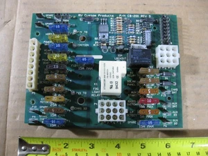 Fleetwood Coronado 1995 RV Custom Products CB-200 Rev D Control Board Relay Fuse - Picture 1 of 9