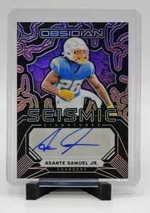 2024 Panini Obsidian Asante Samuel Jr. #SS-ASJ firmas sísmicas cargadores automáticos - Imagen 1 de 2