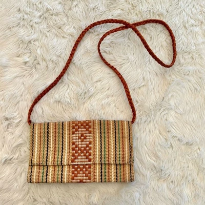 Woven Braided Crossbody Bag One Size NWOT - Image 1 of 4