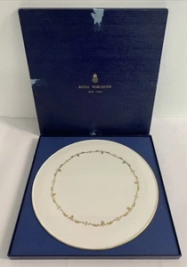 Royal Worcester Gold Chantilly Cake Stand Platter with Box - Picture 1 of 13