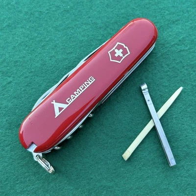 1960s Victorinox ELINOX PICNICKER Swiss Army Knife SAK Pocket Sandoz Camping - Image 1 of 4