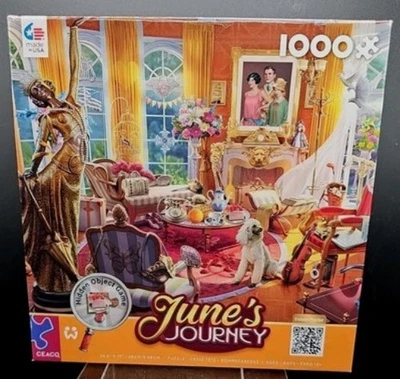 Junes Journey Hidden Object 1000-Piece Puzzle By Ceaco  Vibrant Artwork & Fun - Image 1 of 3