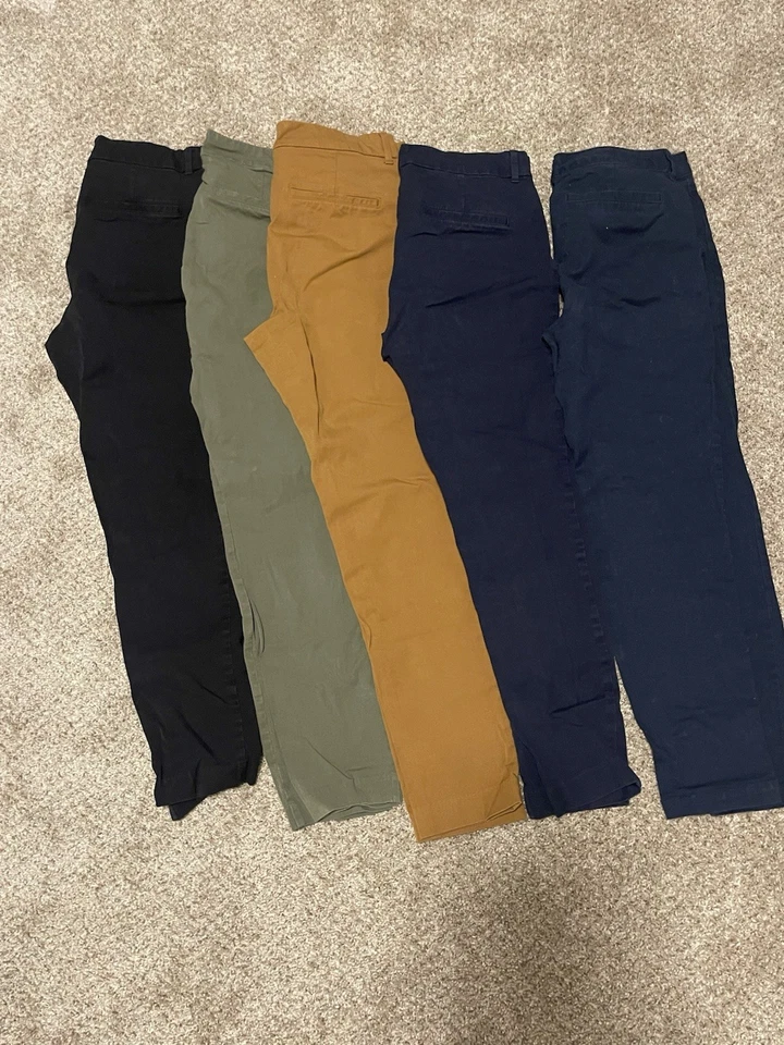 Pantalones Old Navy Talla 8 Pixie Ajustados Negros Azul Marino Oliva Óxido Talla 8 Ajustados Azul Marino Foto 1 de 4