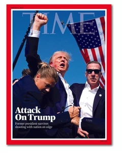 TIME Magazine Attack on Trump Assassination Attempt No Barcode RARE MAGA EDITION - Picture 1 of 1