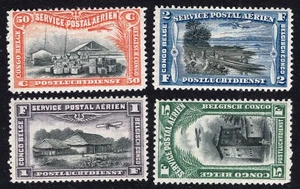 Estampillas de Bélgica 1921 Mi#42-45 MH - Imagen 1 de 2