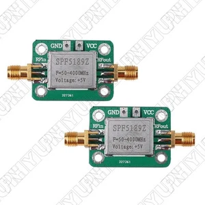 2PCS LNA 50-4000 MHz RF Low Noise FM Amplifier Signal Receivers SPF5189 NF 0.6dB - Zdjęcie 1 z 6