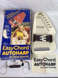 Oscar Schmidt White EasyChord OS-6 Kinderautoharp mit Tuner & OVP - Bild 1 von 9