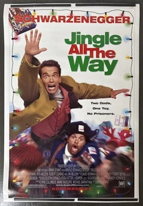 1996 JINGLE ALL THE WAY Original Film Poster, 27X40 D/S, LEVANT, SCHWARZENEGGER - Picture 1 of 7