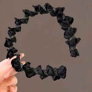 Elegant Rhinestone Hairband with Tooth Hair Comb for Women Girls - Picture 1 of 12