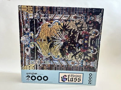 Vintage Springbok Jigsaw Puzzle Glorious Glass Hallmark 2000pcs  - Image 1 of 3