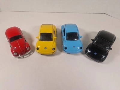 Новый Ray VW Volkswagen Beetle 1/32 3 лот синий желтый черный, 1 красный RMZ город - Изображение 1 из 4