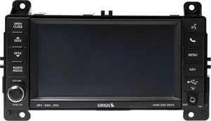 2012 Jeep Grand Cherokee AM FM SAT Radio CD DVD GPS MP3 Player 05091659AB RHR - Picture 1 of 5