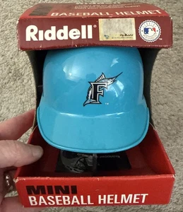 Mini casco de béisbol Riddell de los Florida Marlins 1997 vintage - nuevo en caja - Imagen 1 de 6