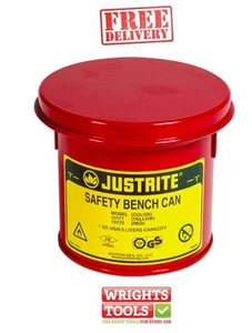 Justrite Steel Safety Bench Can 10175 0.9 LITRES - Bild 1 von 1