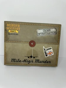 Murder Mystery Party Case Filed Game “Mile High Murder” Crime Investigation - Picture 1 of 7