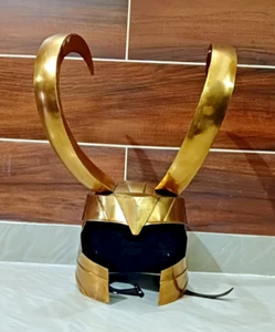 Steel Helmet Marvel Character Loki Helmet Replica Thor Armour Knight Steel - Picture 1 of 6