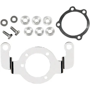 Chrome Air Cleaner Bracket Harley 2005 15th Anniversary Fat Boy FLSTF - Picture 1 of 3