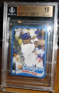 YASIEL PUIG 2014 Topps '89 Die Cut Minis Card #TM1 BGS Graded 10 Pristine - Picture 1 of 1