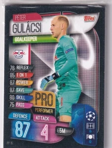 Topps Match Attax CL 19/20 Nr. PP 15 Peter Gulacsi Pro Performer - Picture 1 of 1