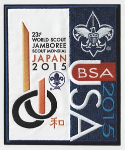 2015 World Scout Jamboree USA BOY SCOUTS OF AMERICA BSA DELEGATION BACKPATCH BP - Picture 1 of 2
