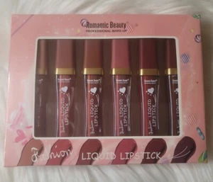 Romantic Beauty Fashio Liquid Lipsticks - All 6 colors! Long Lasting, Waterproof - Picture 1 of 2