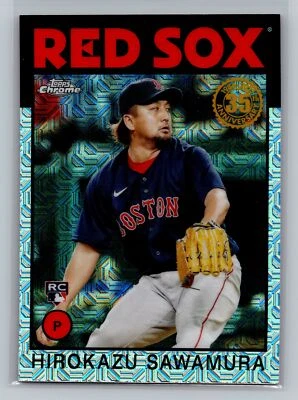 2021 Topps Update #86C-46 Hirokazu Sawamura 1986 Topps Chrome - Image 1 of 2