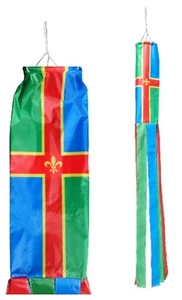 Base de viento de nailon Lincolnshire Flag de 5' - Imagen 1 de 6