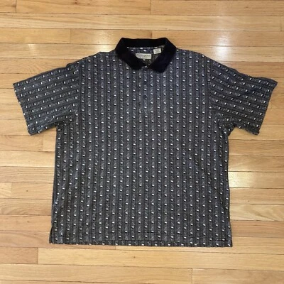 Vintage Munsingwear Men's XL  Polo Golf Shirt AOP  Short Sleeve - Image 1 of 4