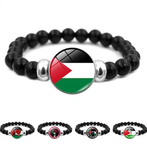 Free Palestine Support Flagge Armband String Hand Bead Schmuck 17+5cm - Bild 1 von 29