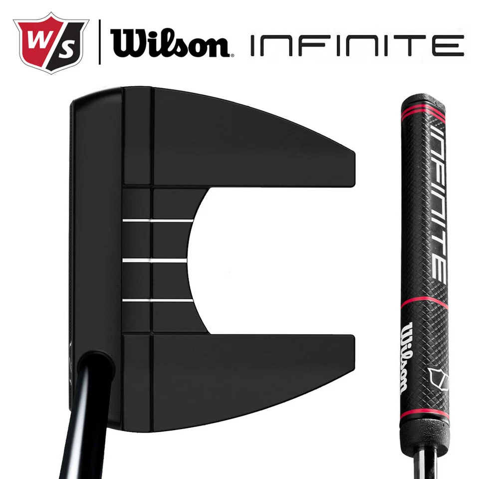 Wilson Staff Infinite PVD Black Bucktown Mallet Golf Putter - NEW! 2025 - Image 1 of 4