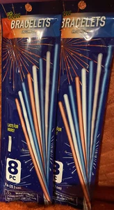Play Glow x16 Glow Bracelets and Connectors 8 Per Pack - Picture 1 of 3