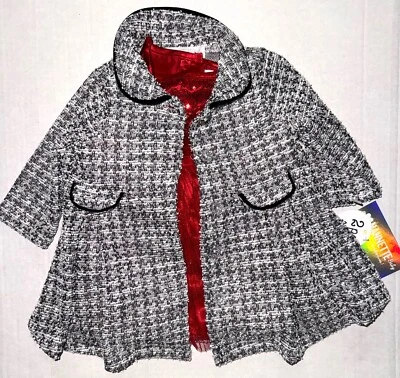 NANNETTE Juego 2 Piezas Negro/Blanco/Rojo Talla 0-3 Meses Foto 1 de 4